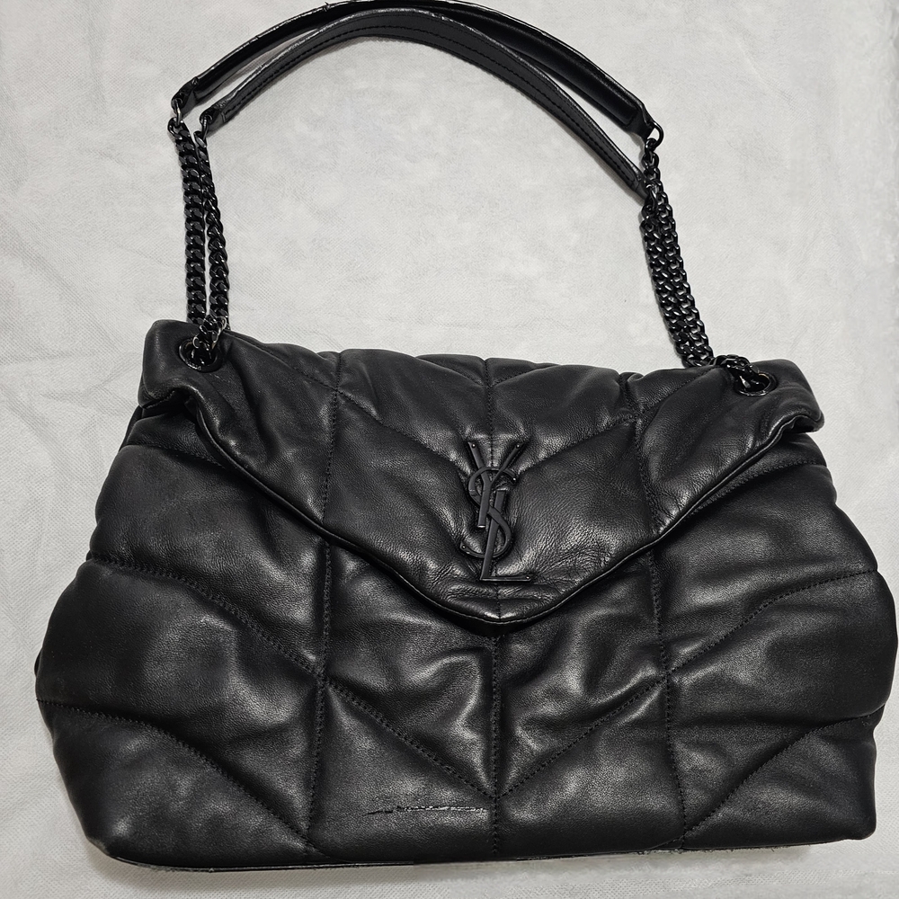 Inspired Quilted Leather Chain Bag
